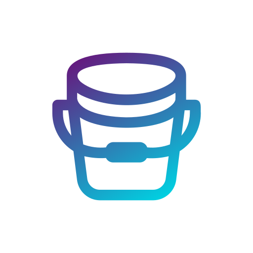 Bucket Generic gradient outline icon