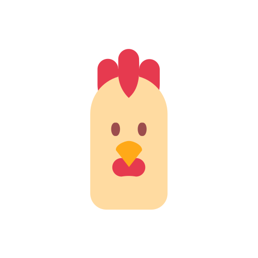 pollo icono gratis