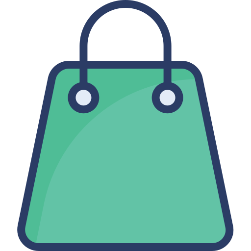 Shopping bag Basic Straight Filled icon