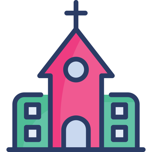 Église Icône gratuit Église Icône gratuit