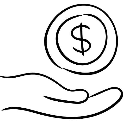 dinero icono gratis