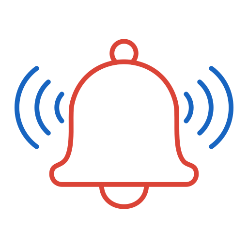 campana de notificación icono gratis
