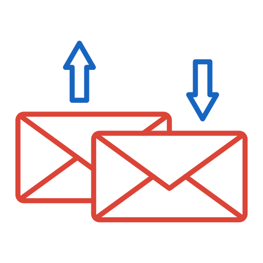 Exchange mails free icon
