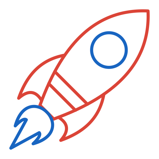 Rocket Generic color outline icon