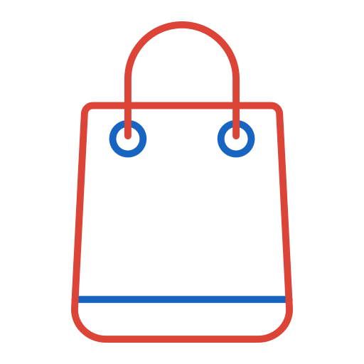 Shopping bag Generic Detailed Outline icon