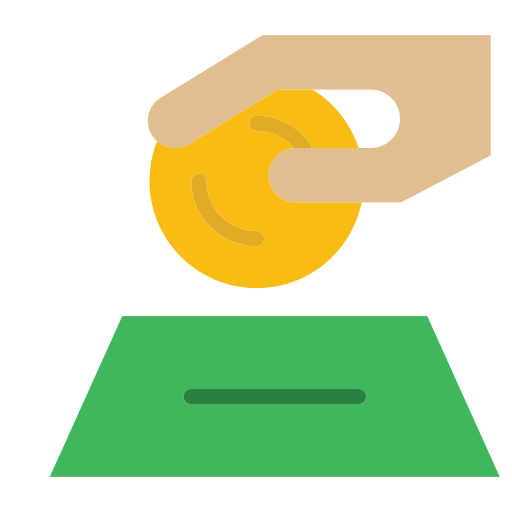 Пожертвование бесплатно иконка Пожертвование бесплатно иконка