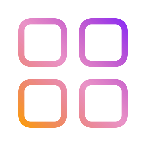 App Generic gradient outline icon