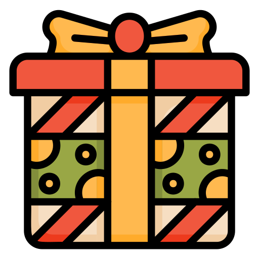 caja de regalo icono gratis