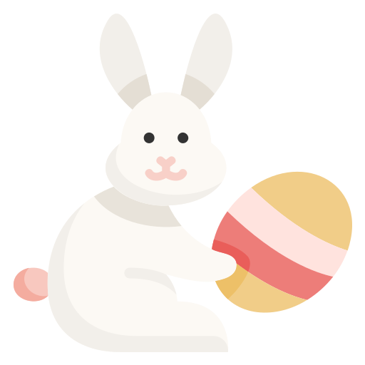 conejo de pascua icono gratis