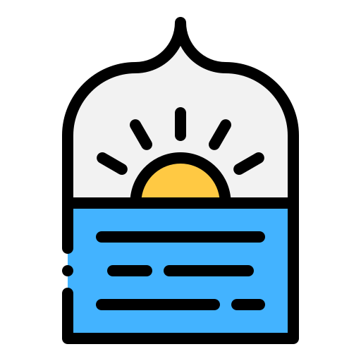 puesta de sol icono gratis