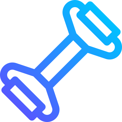 Facial roller Basic Gradient Lineal color icon