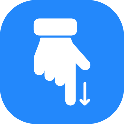 Drag Down free icon