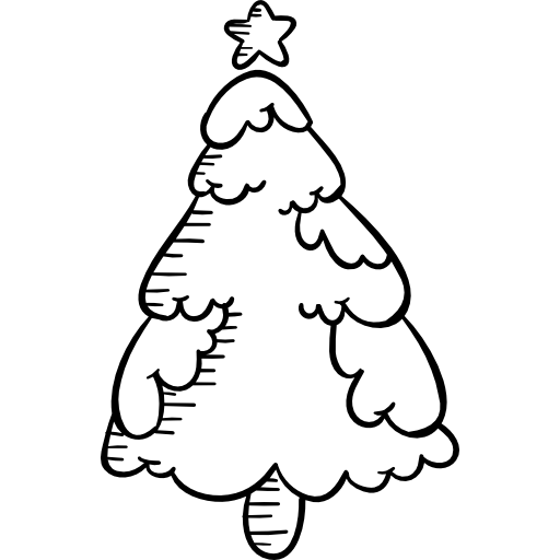 Árbol de navidad icono gratis