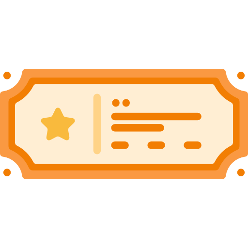 Ticket Special Flat icon