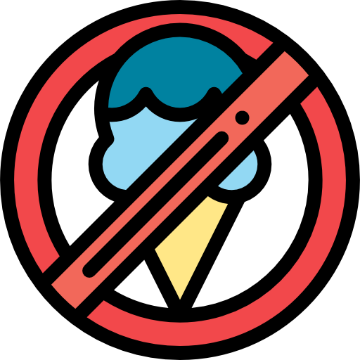 No ice cream - Free signaling icons