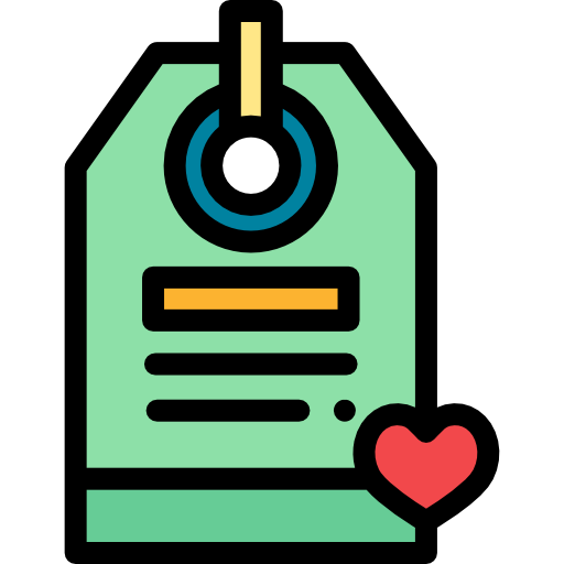 etiqueta de precio icono gratis