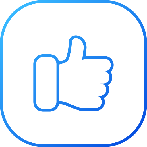 pulgares hacia arriba icono gratis