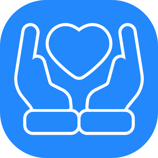 corazón de la mano icono gratis