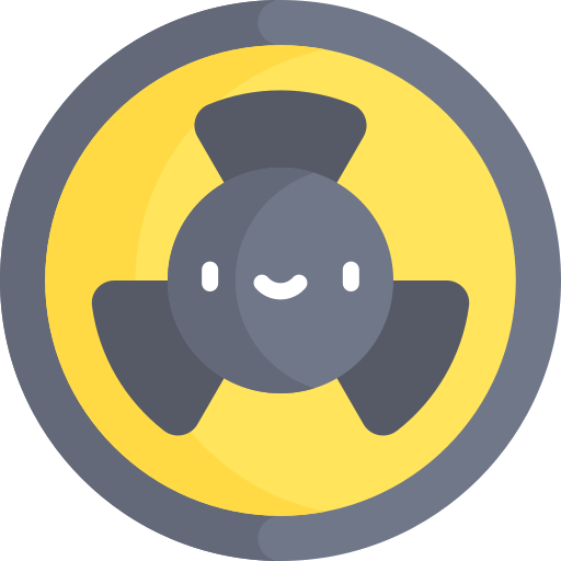 Radioactive free icon