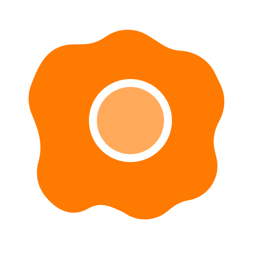 Fried egg free icon