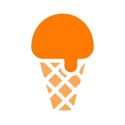 cucurucho de helado icono gratis