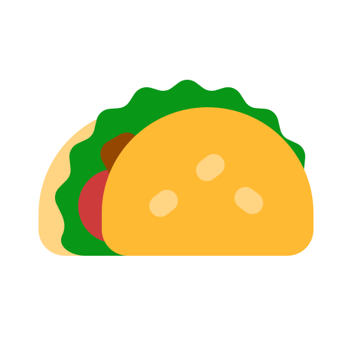 Tacos Generic color fill icon