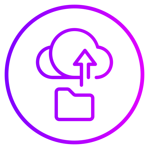 almacenamiento en la nube icono gratis