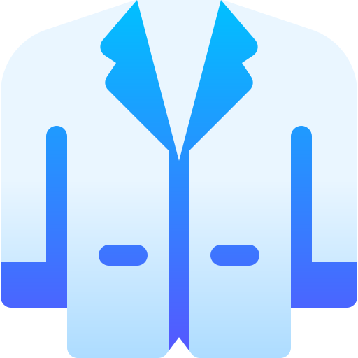 Lab Coat Basic Gradient Gradient icon