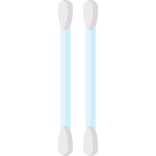 bastoncillo de algodón icono gratis