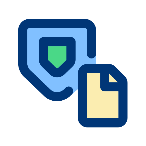 seguridad de archivos icono gratis