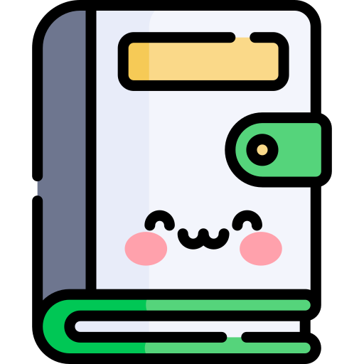 Notebook Kawaii Lineal color icon