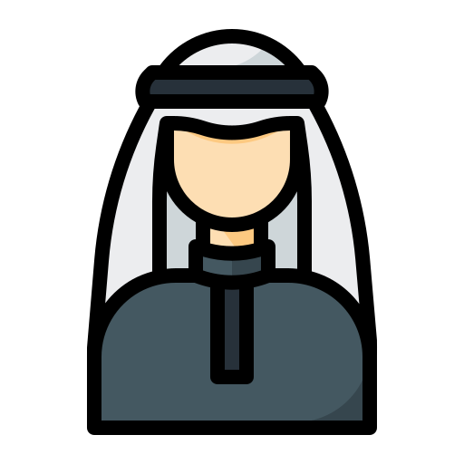 hombre arabe icono gratis