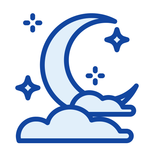 Night Generic color lineal-color icon