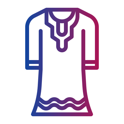 Djellaba Generic gradient outline icon