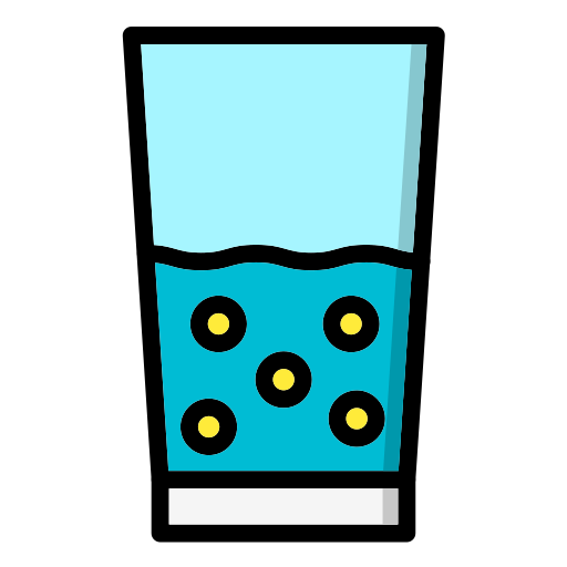 vaso de agua icono gratis