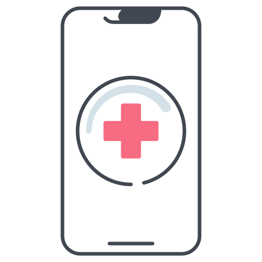 aplicación médica icono gratis