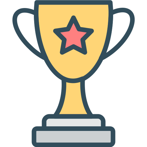 Trophy Generic color lineal-color icon