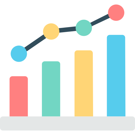 Chart Vectors Tank Color Fill icon