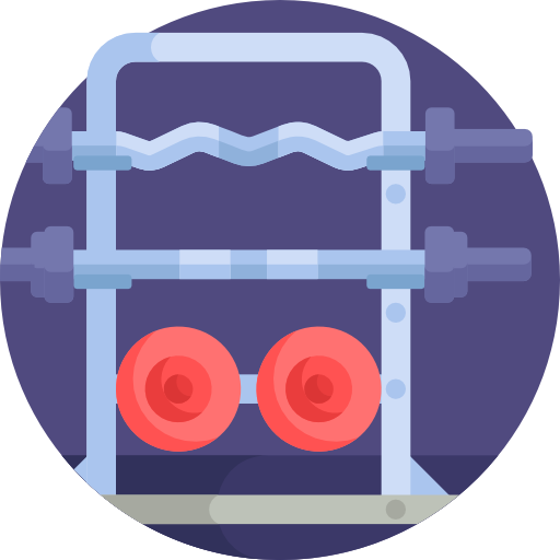 Barbell free icon