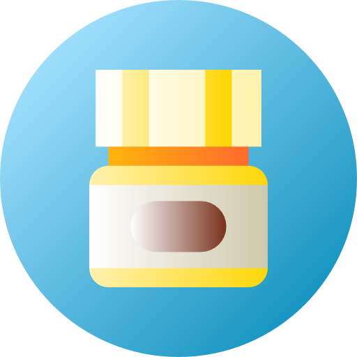 Medicine Flat Circular Gradient icon