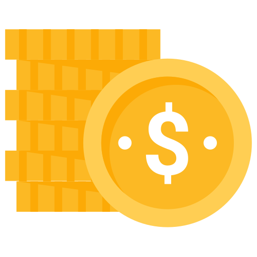 monedas icono gratis