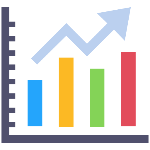 Chart Vectors Tank Color Fill icon