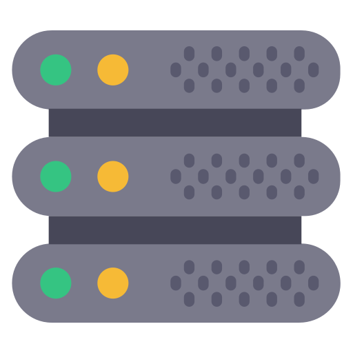 Database Vectors Tank Color Fill icon