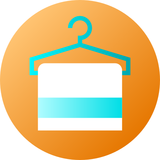 Towel Flat Circular Gradient icon