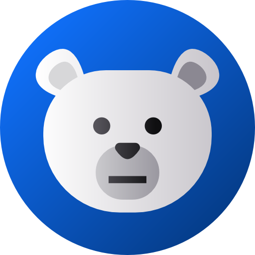 oso polar icono gratis