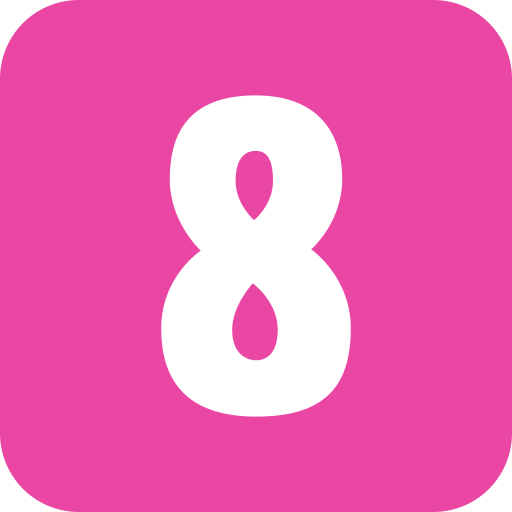 numero 8 icono gratis