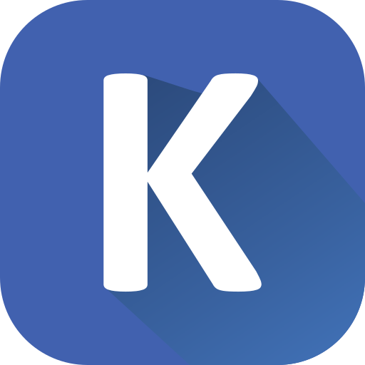 Letter k Generic gradient fill icon