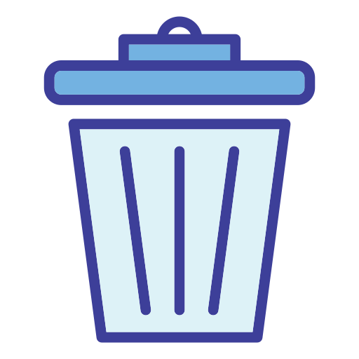 contenedor de basura icono gratis