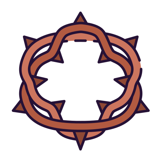 corona de espinas icono gratis