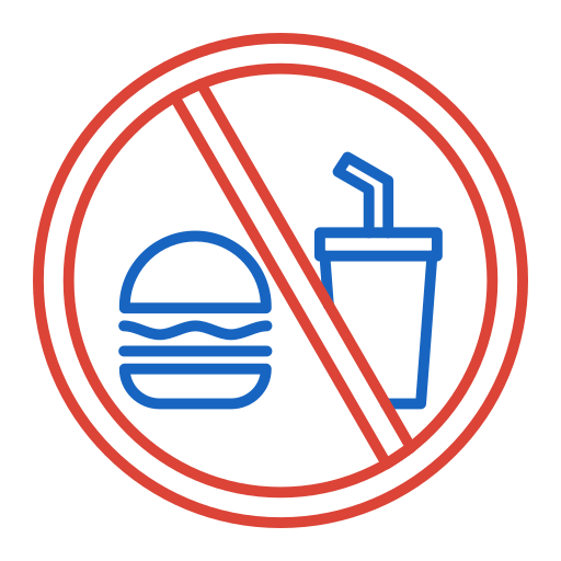 No eating Generic color outline icon